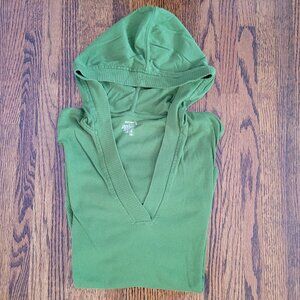 Old Navy Vintage Lightweight Green Hoodie Women's Size Large